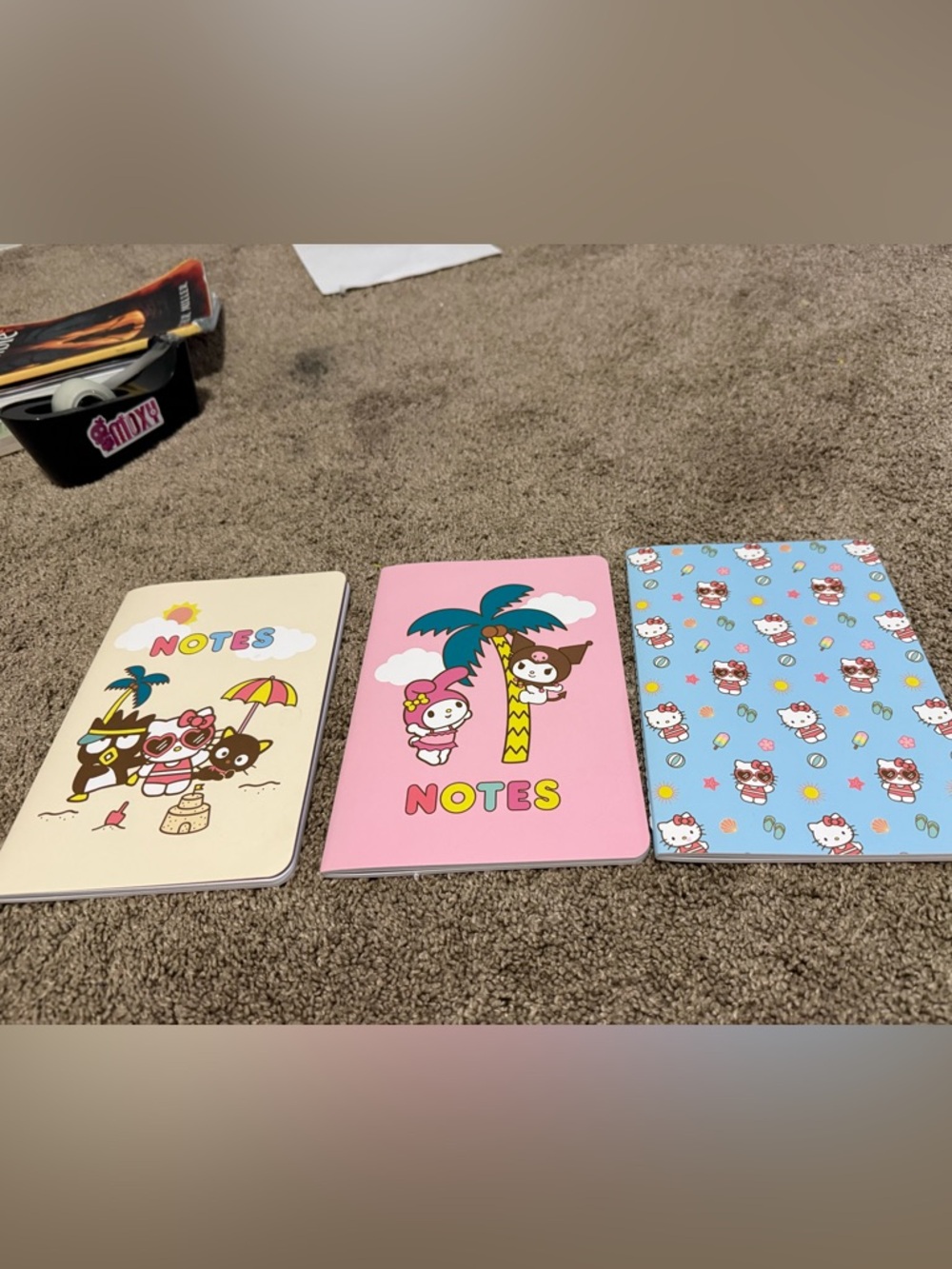 Sanrio-Themed Cute Notes Set - Pink, Blue, Cream, Teal, Multi